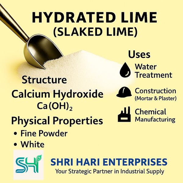 Hydrated Lime — Ca(OH)2